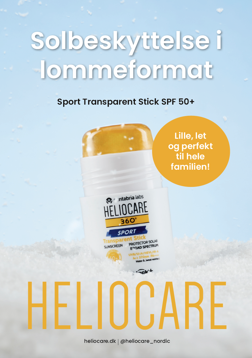 A4-skilt  Heliocare Sport Transparent Stick