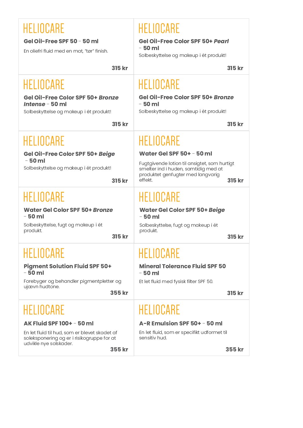 Hyldeforkanter Heliocare