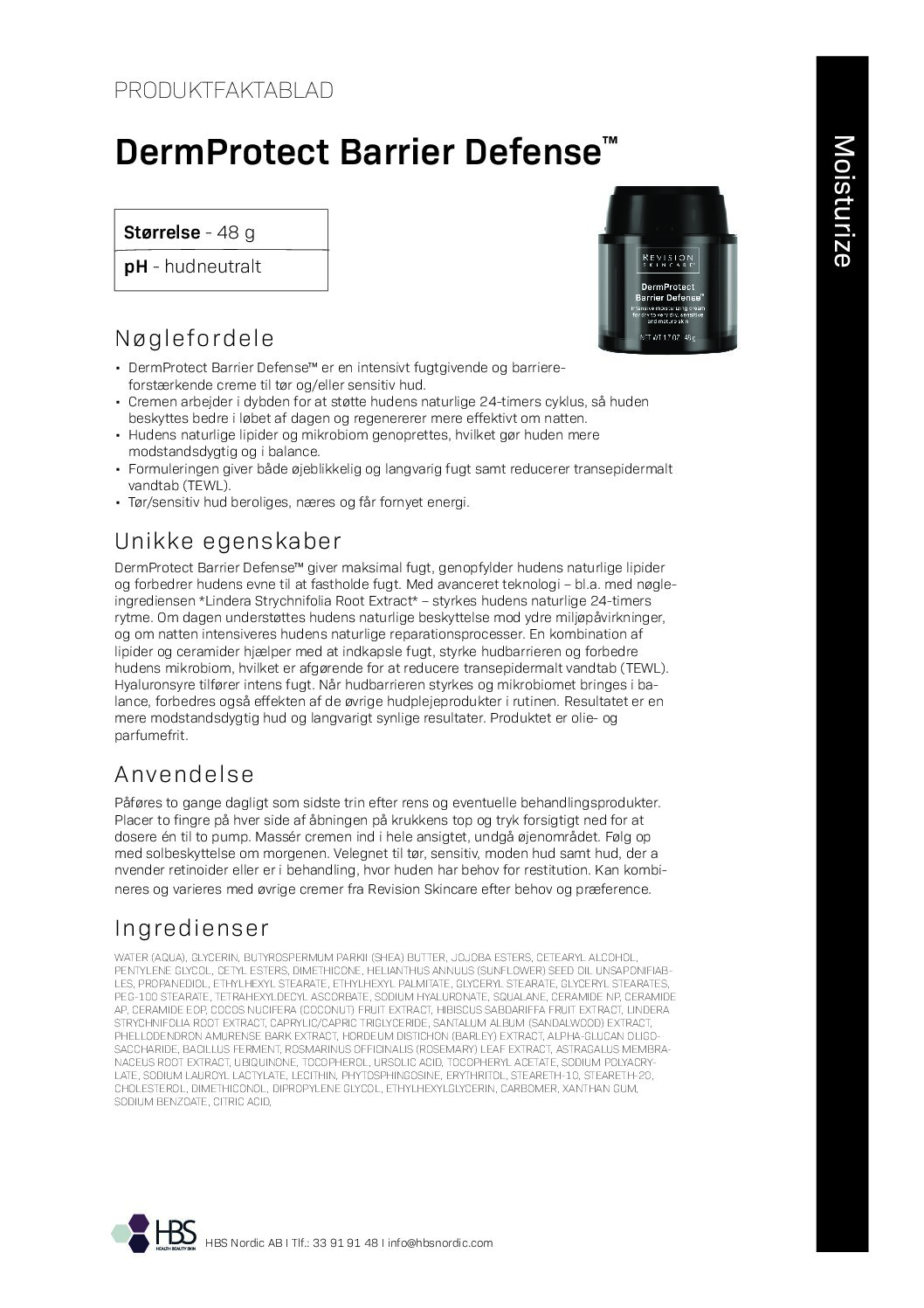 Produktblad DermProtect Barrier Defense