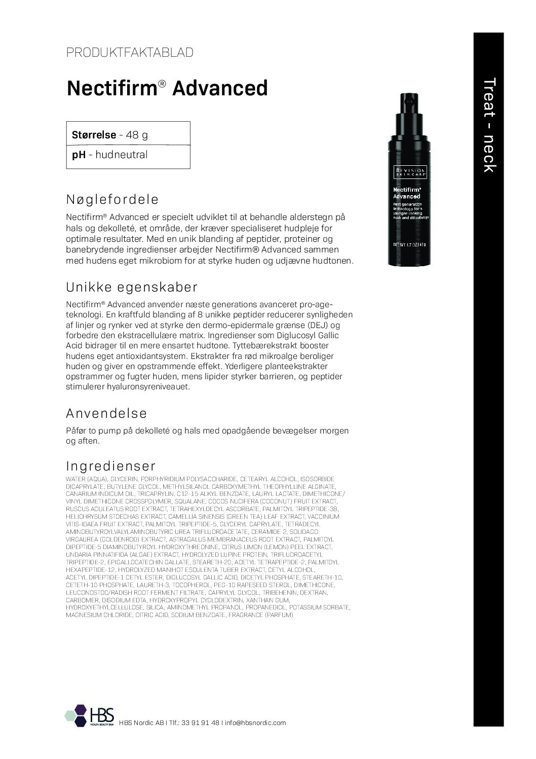 Produktblad Nectifirm® Advanced