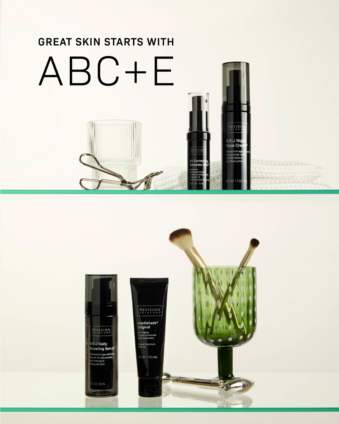 Billedkarusel til sociale medier Revision Skincare ABCD 1