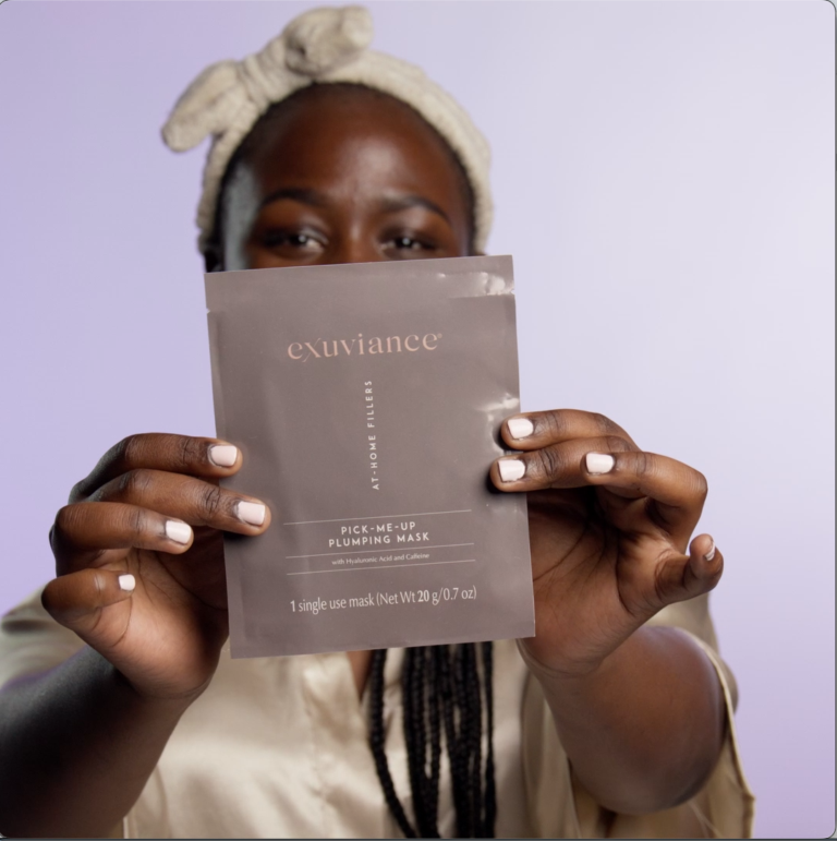 Video Exuviance Pick-me-up plumping mask square NO TEXT