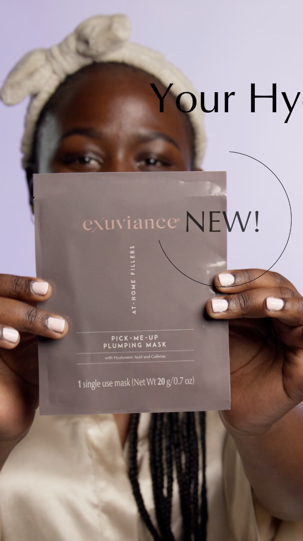 Video Exuviance Pick-me-up plumping mask story ENG