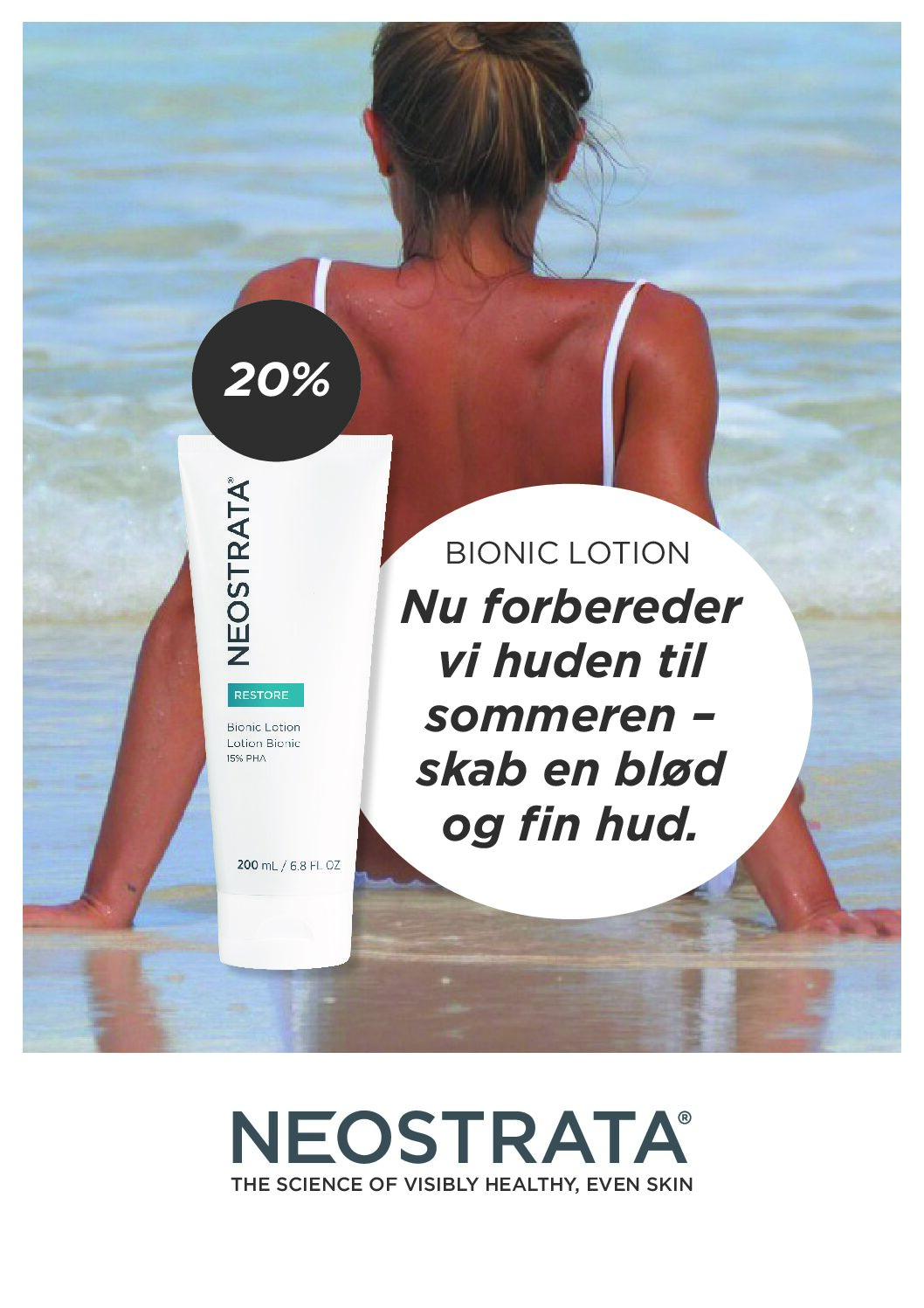 A4-skilte Kampagne Bionic Lotion