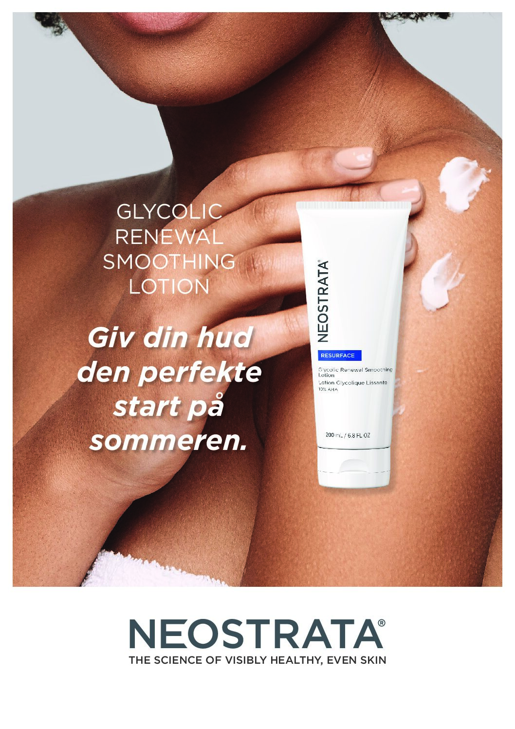 A4-skilte Kampagne Glycolic Renewal Smoothing Lotion