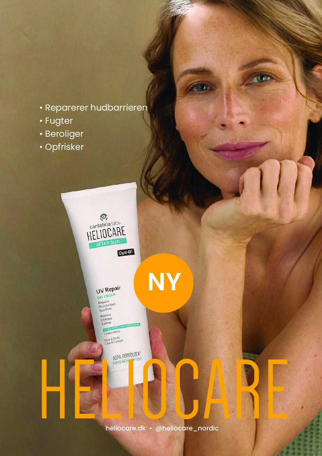 A4-skilt Heliocare UV Repair